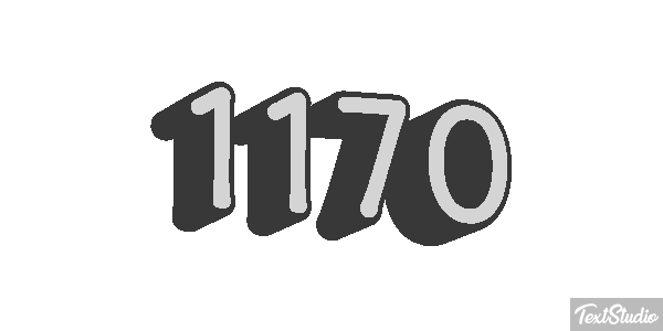 1170 Text effect