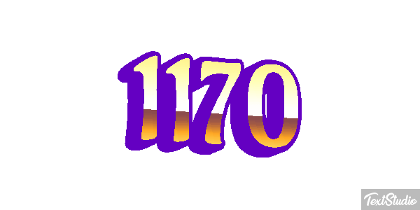 1170 Text effect
