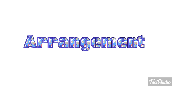 Arrangement Efecto de texto