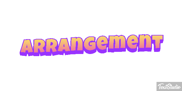 Arrangement Efecto de texto