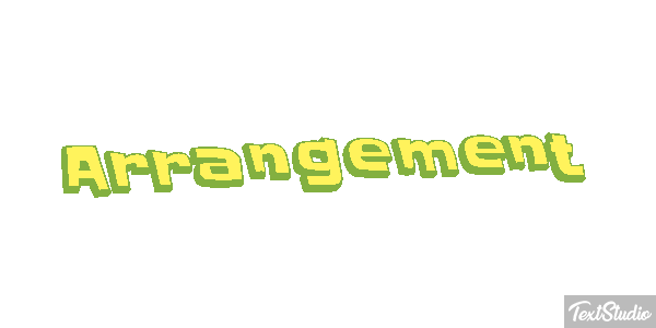 Arrangement Efecto de texto