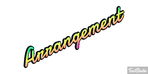 Arrangement Efecto de texto