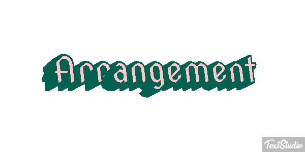 Arrangement Efecto de texto