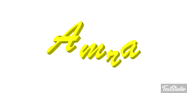 Amra Text effect