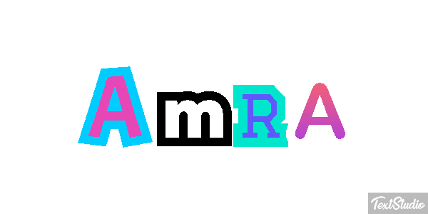 Amra Text effect