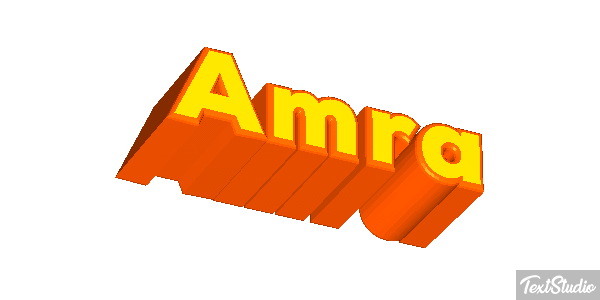 Amra Text effect