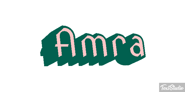 Amra Text effect