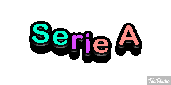 Serie A Text effect