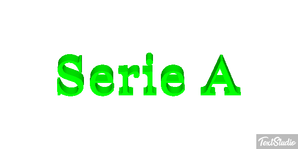 Serie A Text effect