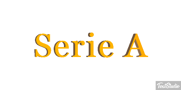 Serie A Text effect