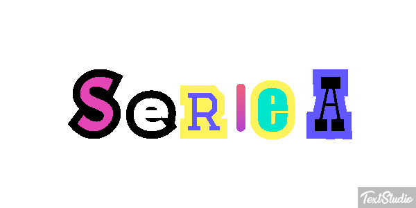 Serie A Text effect