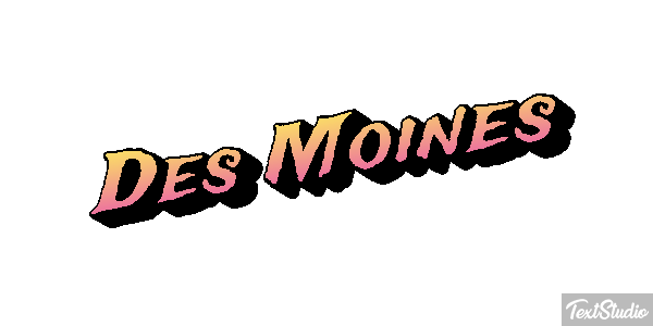 Des Moines Efekt tekstowy