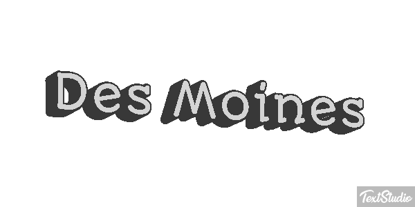 Des Moines Efekt tekstowy