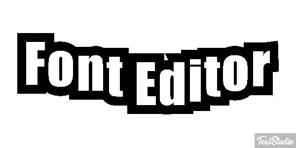 Font Editor Efekt tekstowy