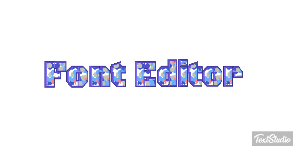 Font Editor Efekt tekstowy