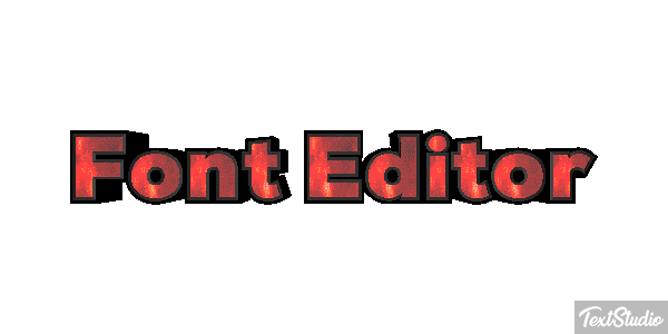 Font Editor Efekt tekstowy