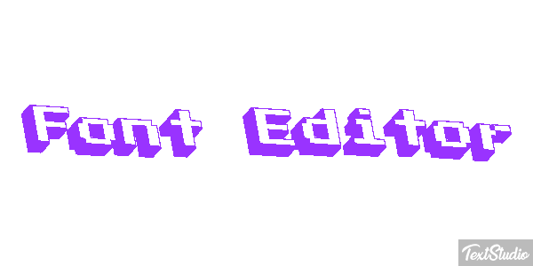 Font Editor Efekt tekstowy