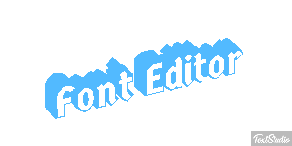 Font Editor Efekt tekstowy
