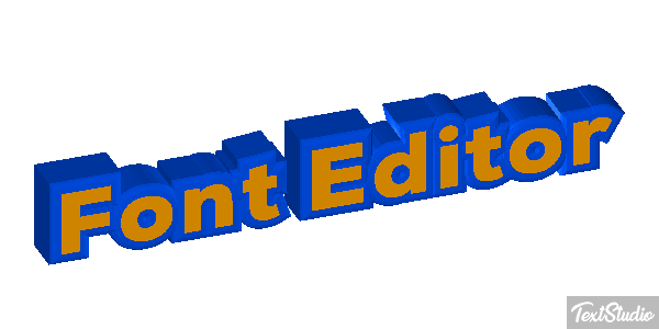 Font Editor Efekt tekstowy
