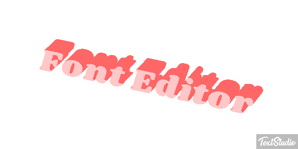 Font Editor Efekt tekstowy