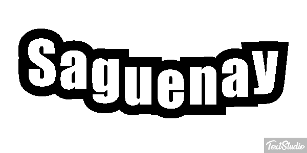 Saguenay Texteffekt