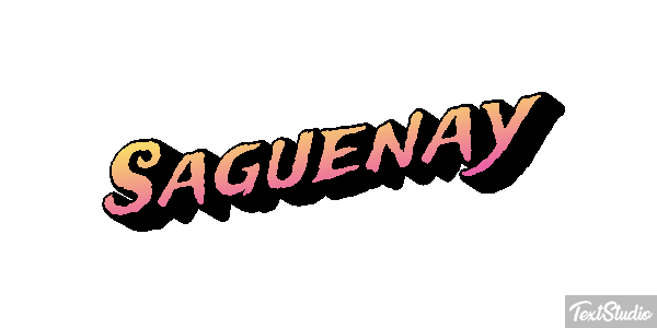 Saguenay Texteffekt