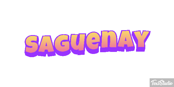 Saguenay Texteffekt