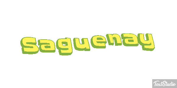 Saguenay Texteffekt