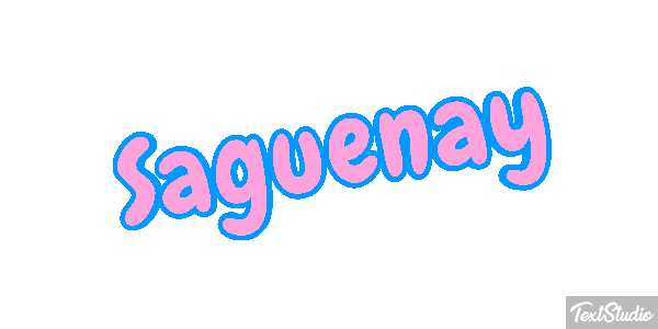 Saguenay Texteffekt