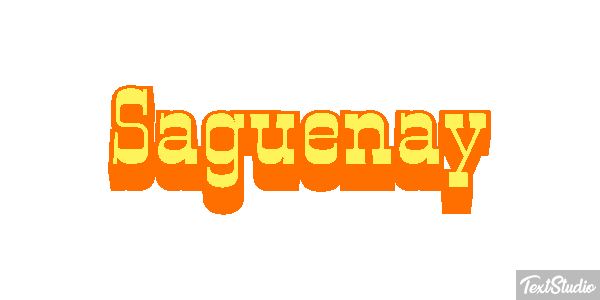 Saguenay Texteffekt