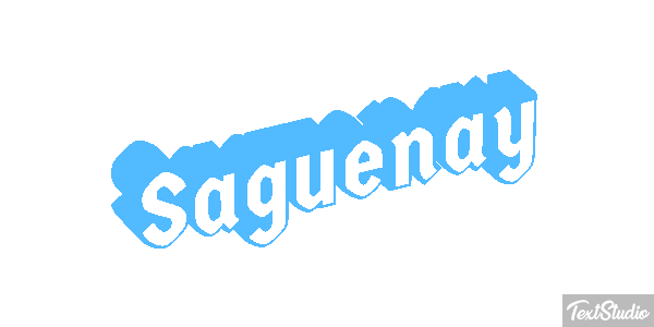 Saguenay Texteffekt