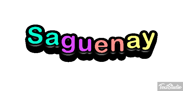 Saguenay Texteffekt