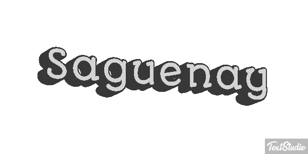 Saguenay Texteffekt