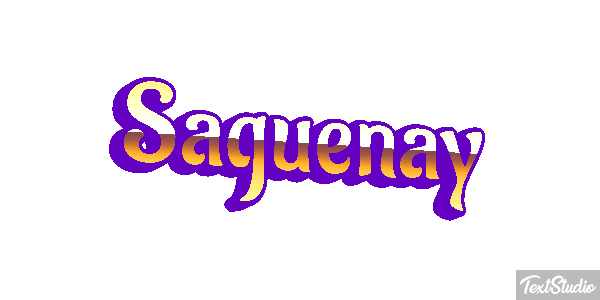 Saguenay Texteffekt