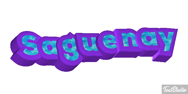 Saguenay Texteffekt