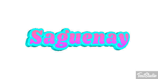 Saguenay Texteffekt