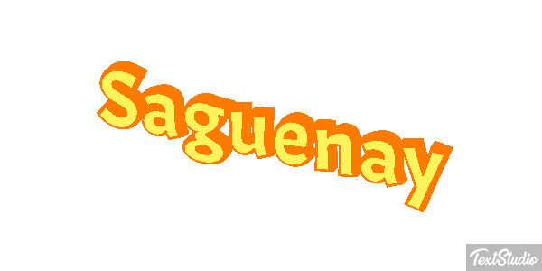 Saguenay Texteffekt