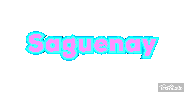 Saguenay Texteffekt