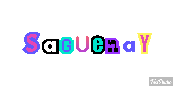 Saguenay Texteffekt