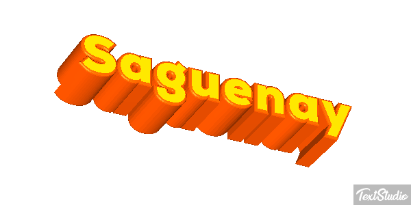 Saguenay Texteffekt