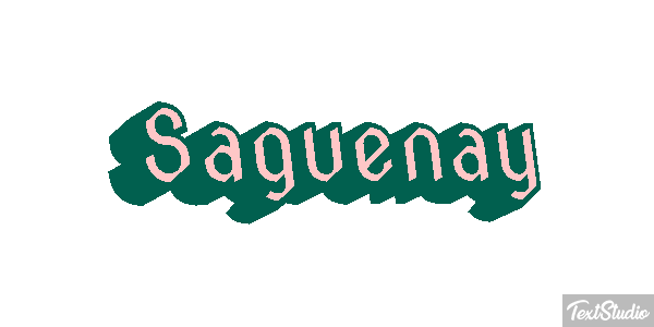 Saguenay Texteffekt