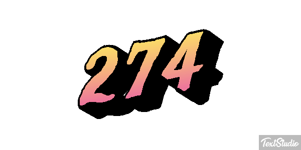 274 Текстовый эффект