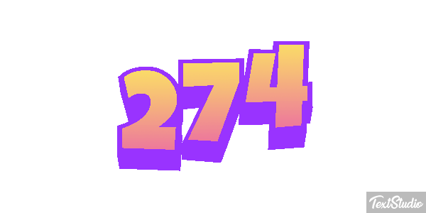 274 Текстовый эффект