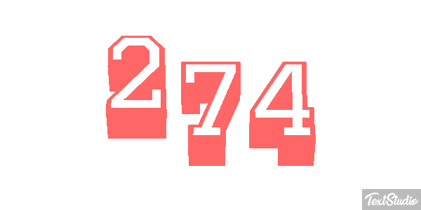 274 Текстовый эффект