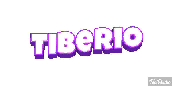 Tiberio Effetto testo