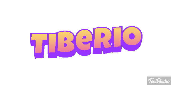 Tiberio Effetto testo
