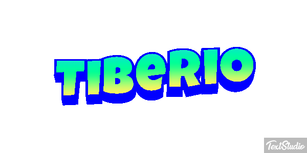 Tiberio Effetto testo