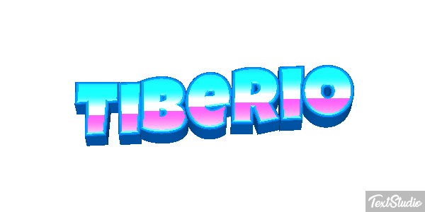 Tiberio Effetto testo