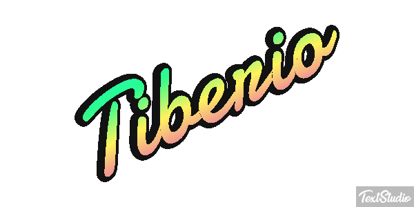 Tiberio Effetto testo