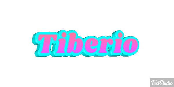 Tiberio Effetto testo